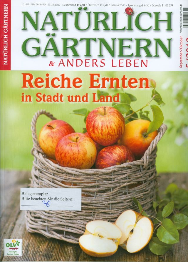 Zeitschrift "natürlich Gärtnern"
